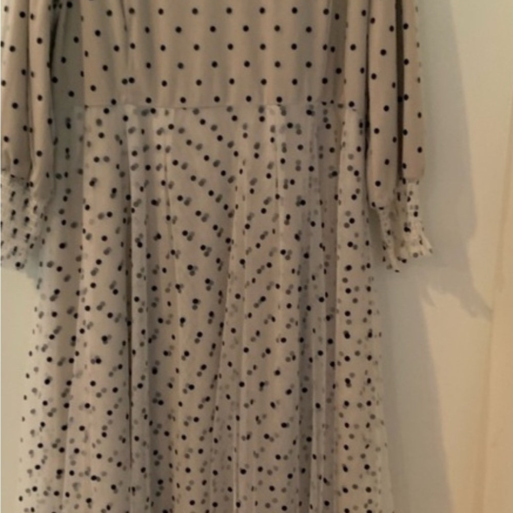 Polka Dot Long Sleeve Dress